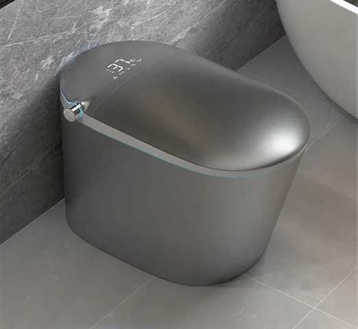 Мултифункционална сива смарт тоалетна L9 с биде подгрев сушене масаж