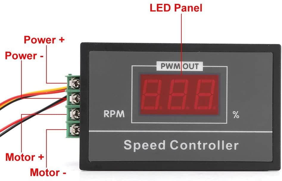 PWM 30A DC 6-12-24-48V Variator turatie, regulator turatie motor. Nou!