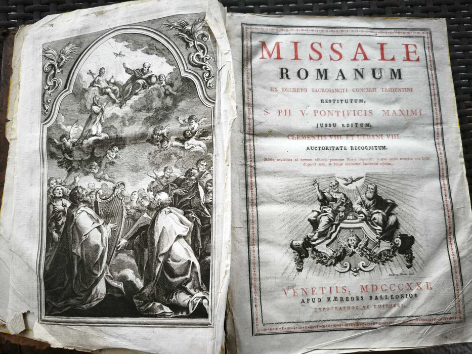 Carte liturgica veche 1821