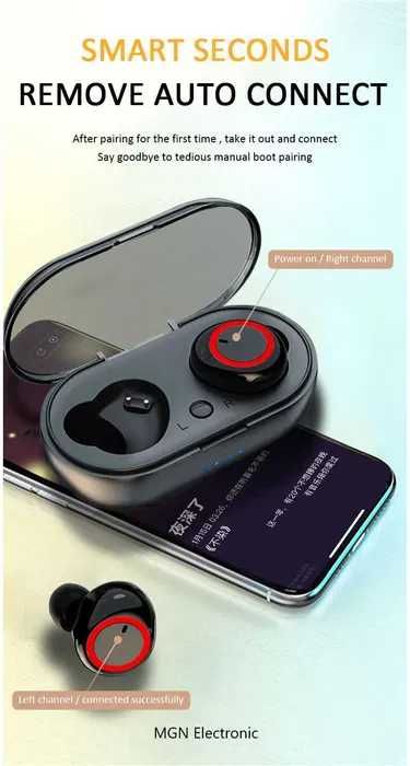 Casti Bluetooth MGN Electronics Y50 NOI 40 lei