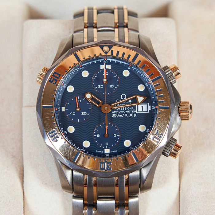 Omega Seamaster Professional Chronograph 2296.80 Tri-metal - Full Set