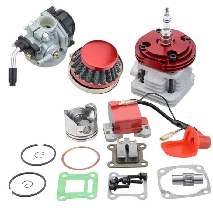 Carburator Filtru de Aer Kit Bobină  Aprindere 44mm Cilindru Big Bore