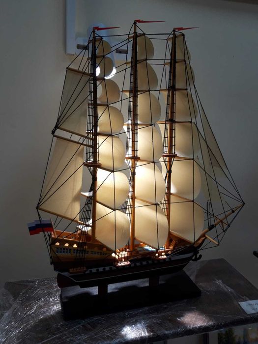 Парусные корабли ручной работы от киля до клотика разных эпох