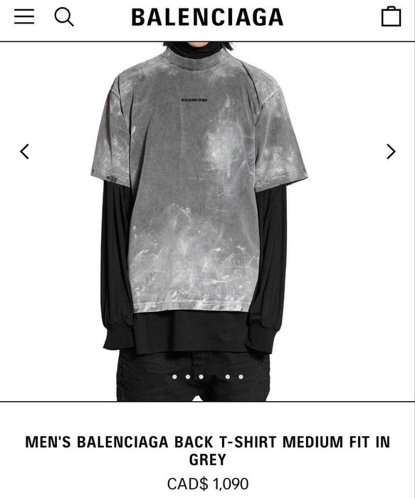 Мъжка тениска Tshirt BALENCIAGA нов модел