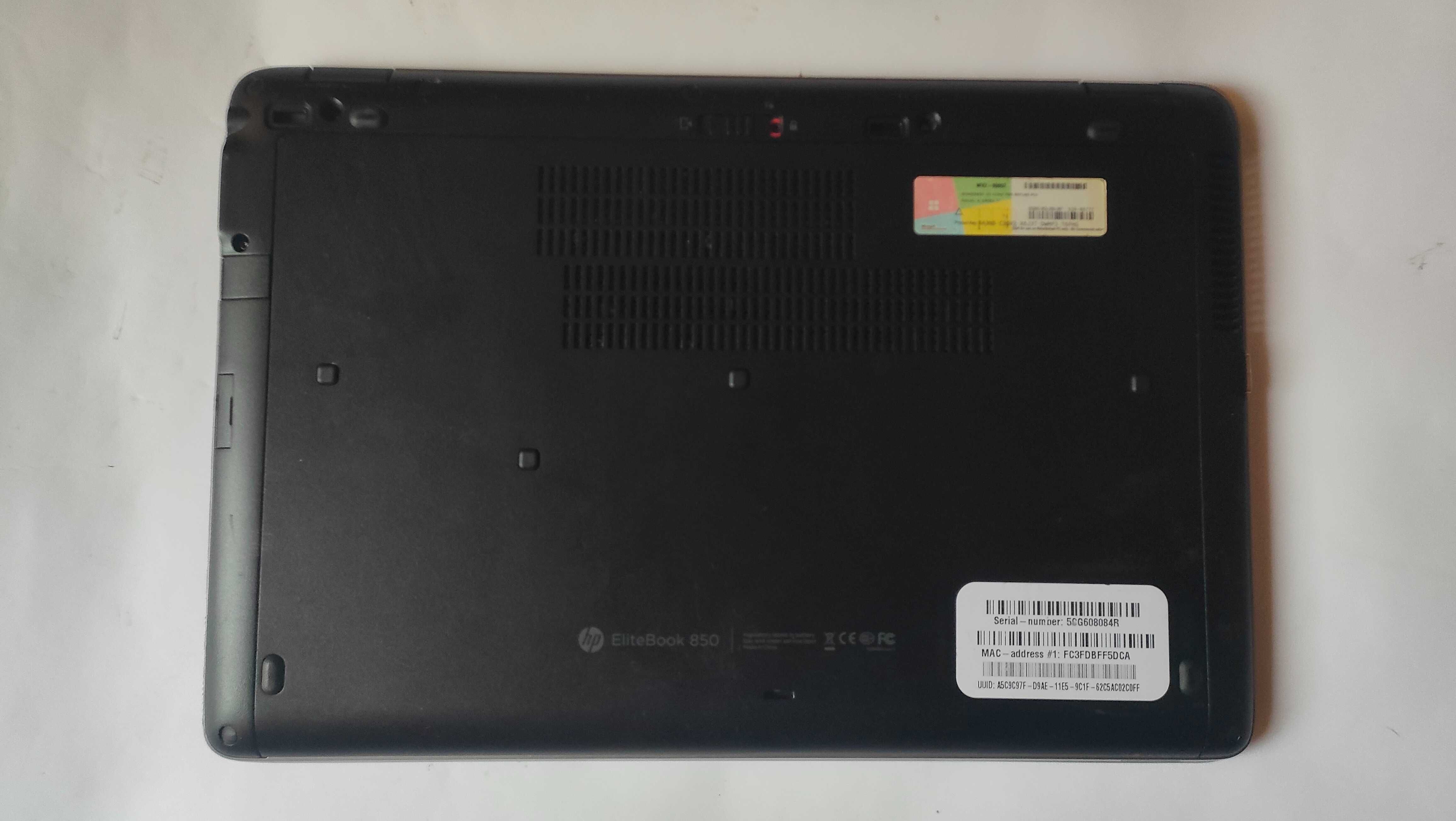 Лаптоп HP Elitebook 850 g2 i5/8gb/FHD здрава батерия