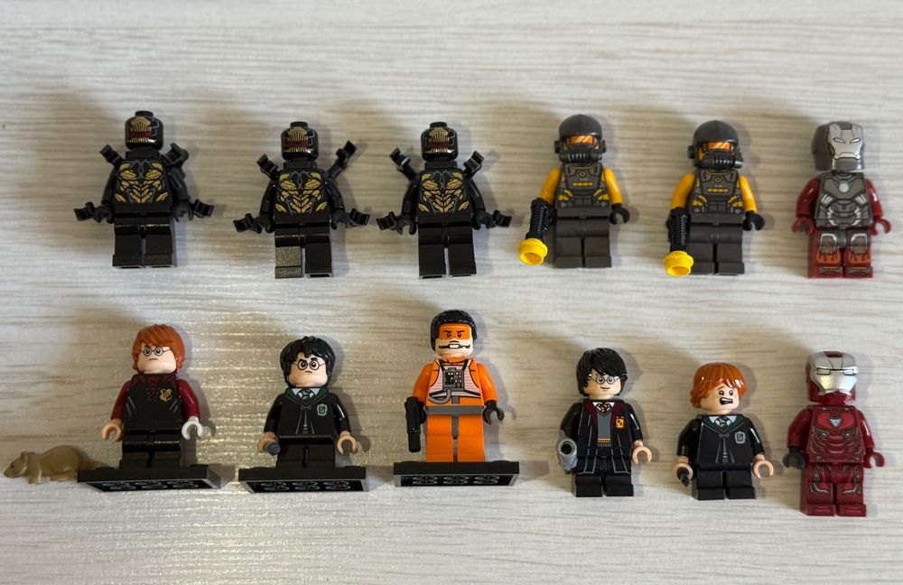 Лего минифигурки по Марвел, ДС, нинзяго. цена за одну от 1000 до 2500