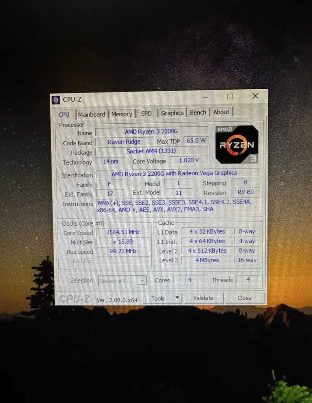 Vand PC Gaming Corvus, AMD Ryzen 3 2200G 3.5GHz,4 nuclee, 16GB DDR4