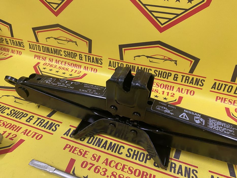 Cric auto original Nissan Almera cu cheie roata coarba 99550- BU001