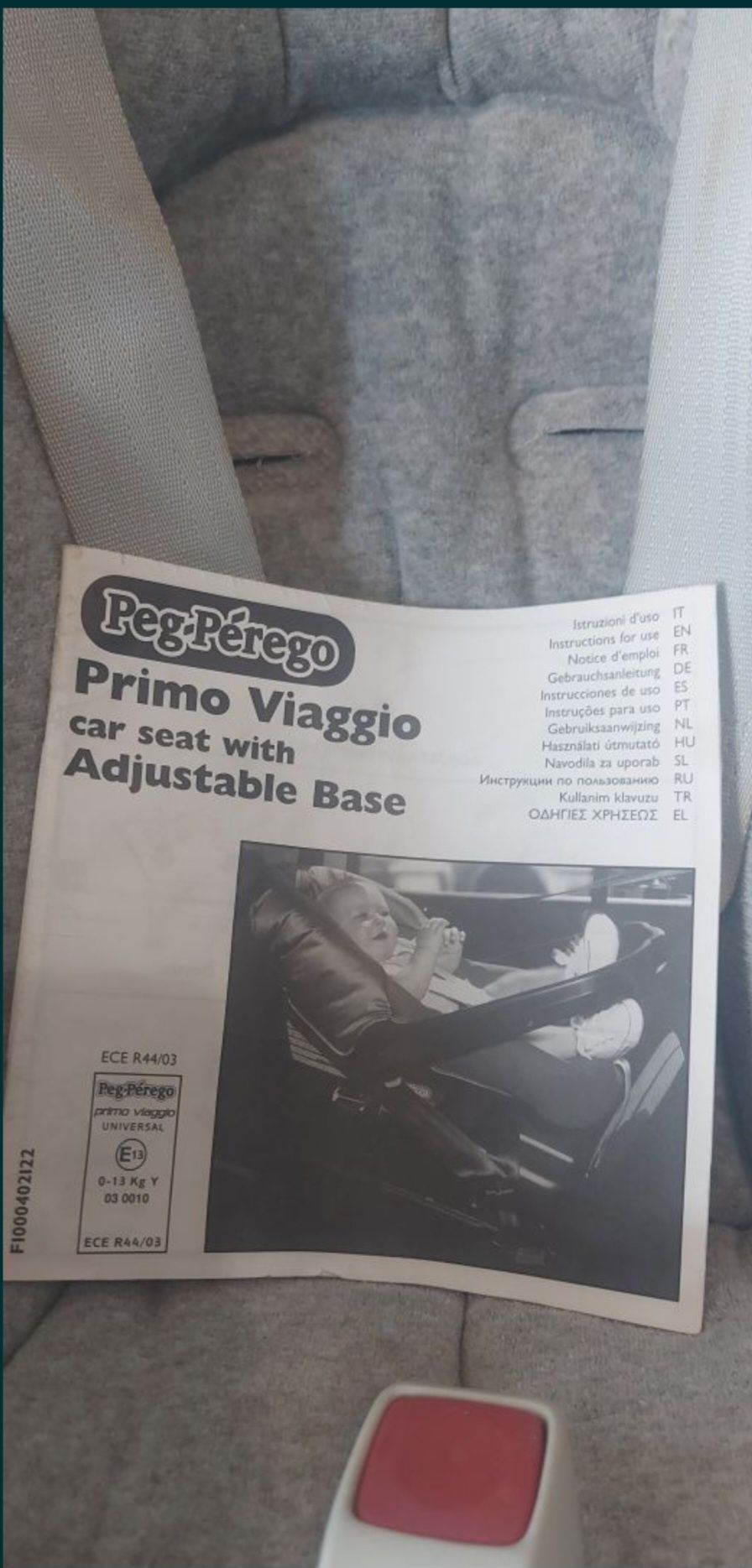 Scaun auto omologat pentru copii Peg Prego Primo Viaggio