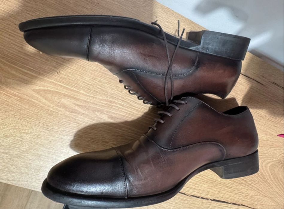 Pantofi barbatesti de piele Zara