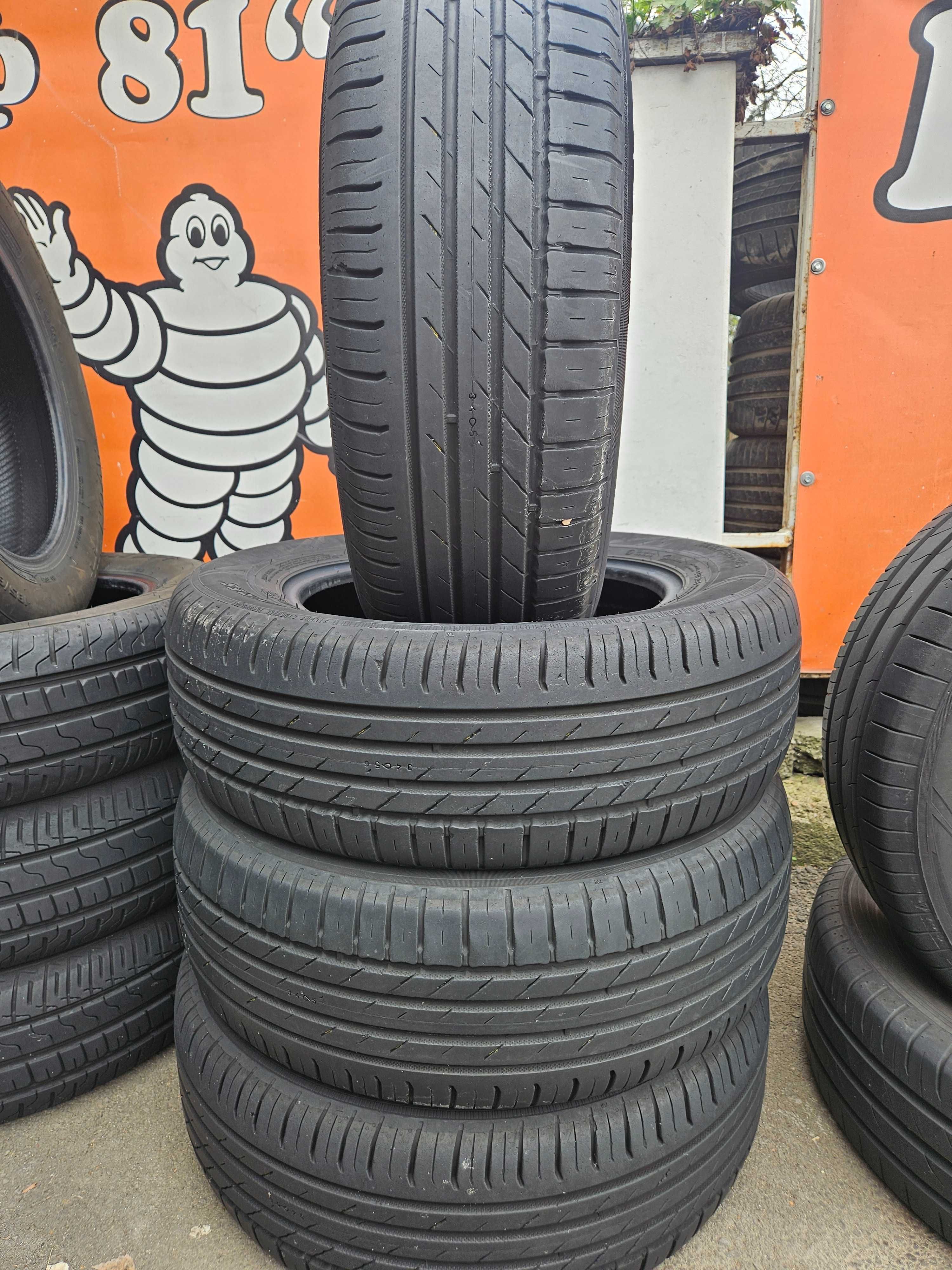 4бр 195/65/15 NOKIAN 6,3мм грайфер дот:21г безплатен монтаж