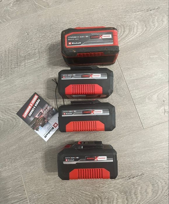 Set Einhell Power X-Change 18V – 5 baterii + încărcător