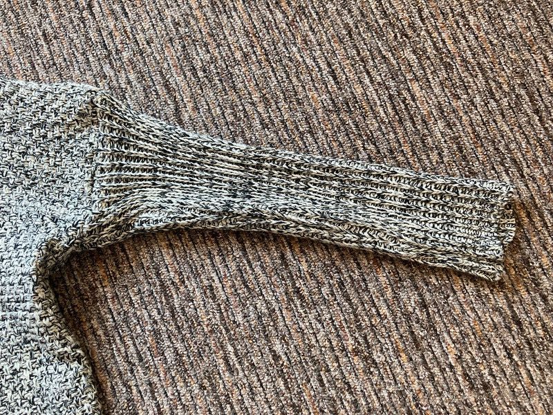 Cardigan/Blazer de dama tricotat si fara inchidere - marimea L