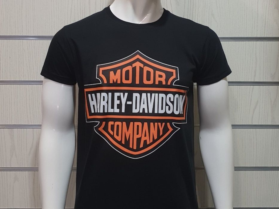 Нова мъжка тениска с трансферен печат MOTOR HARLEY DAVIDSON, мотори