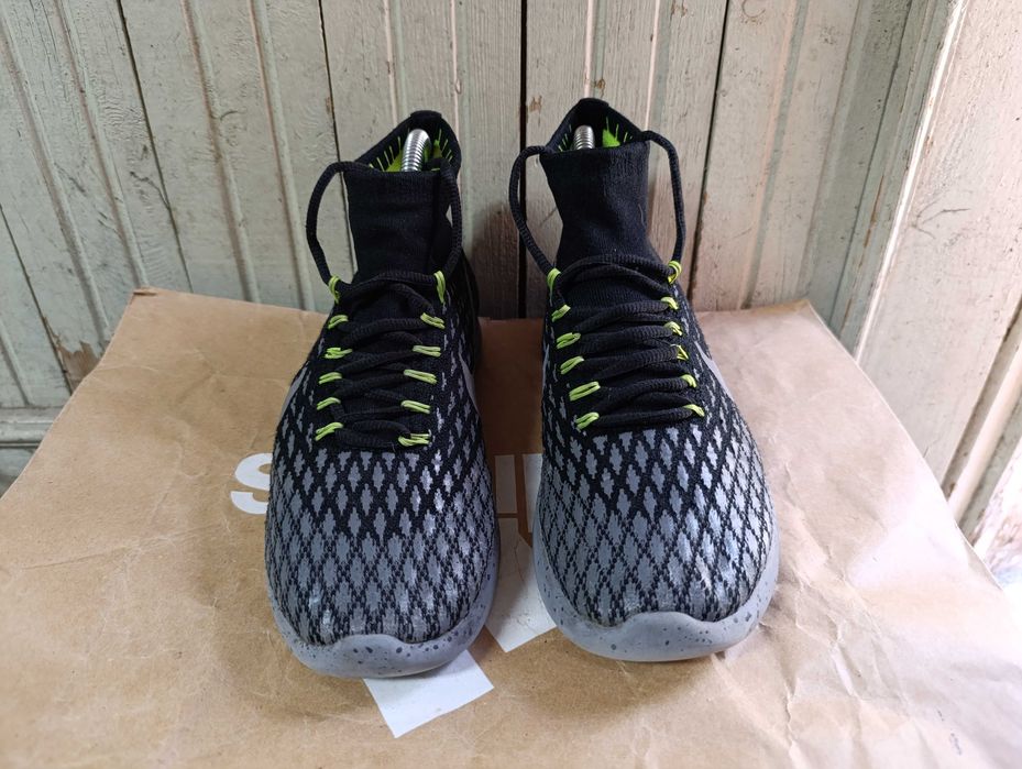 Nike Lunarepic Flyknit Shield Black Silver Volt''оригинални маратонки