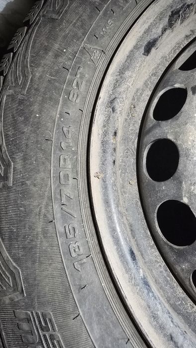 Резина в сборе с дисками на шевроле кобальт