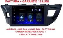 Navigatie Toyota Auris Corolla ( 2013 - 2019 ) 2GB sau 4GB garantie