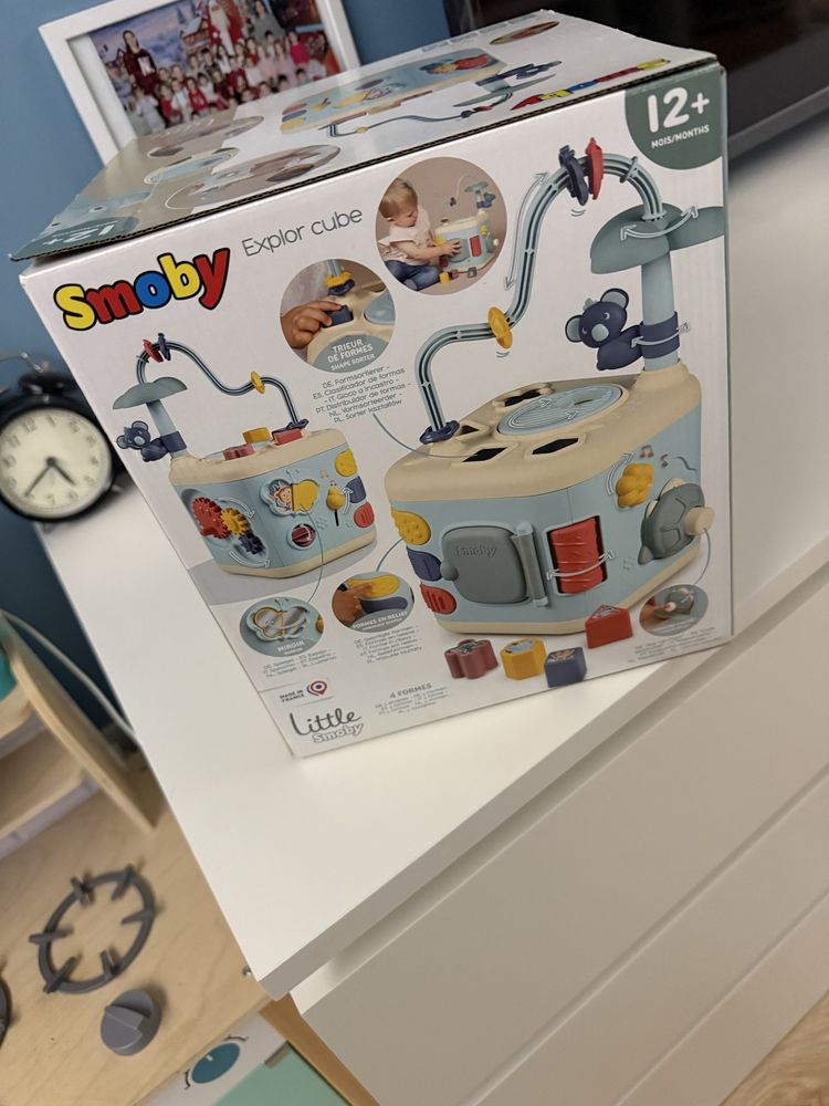 Детска играчка Smoby - Образователен куб с 13 активности