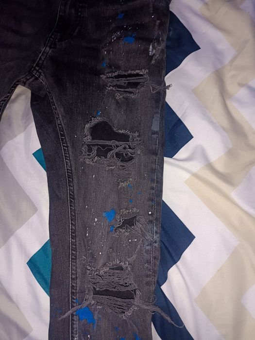 Blugi Bershka pictati S