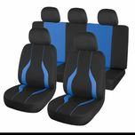 Huse auto universale Bolero albastru cu negru