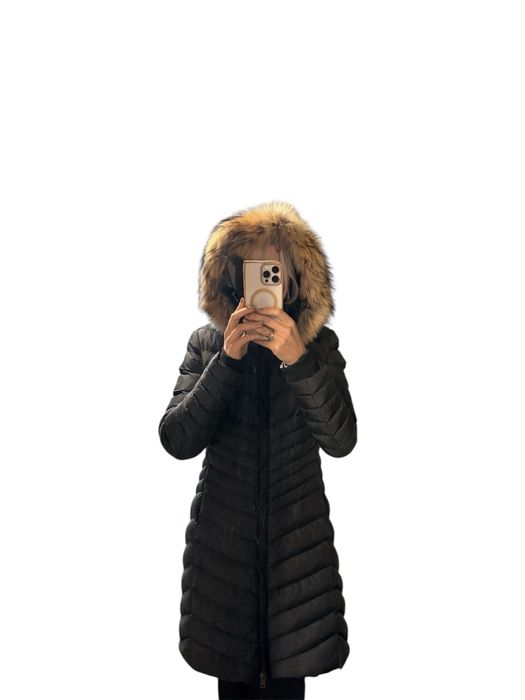Оригинални якета Moncler гъши пух косъм от лисица