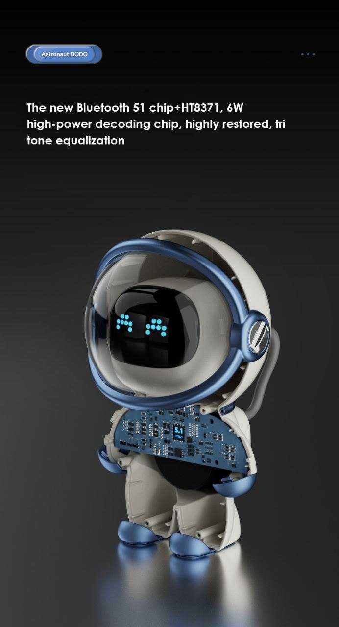 Астронавт Bluetooth Smart AI интерактивный будильник