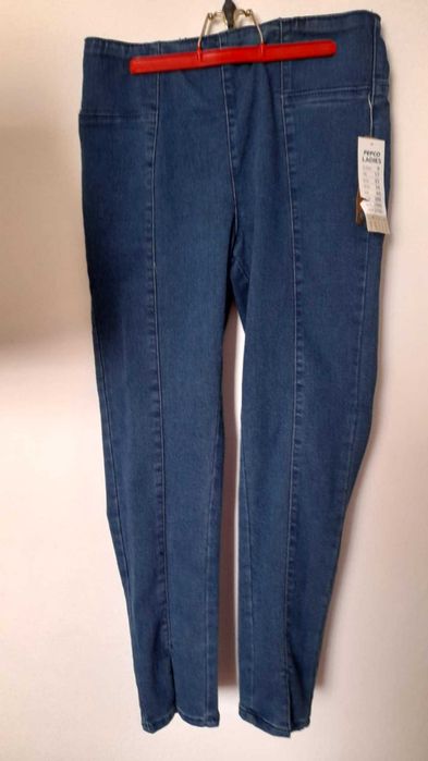 Set pantaloni: blugi noi + 2 modele comozi & eleganți – mărime medie