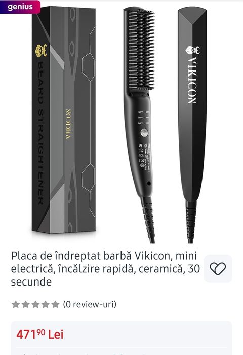 Placă de întins barba pt Bărbați