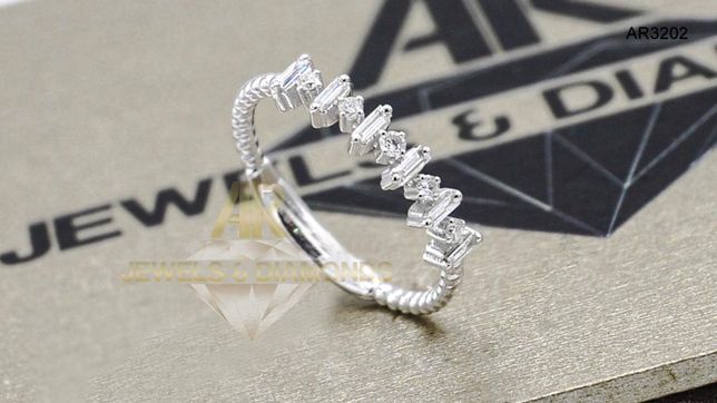 Inel Aur Alb cu Diamant model nou ARJEWELS(AR3218)