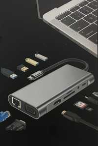 USB док-станция для ноутбуков Macbook type-c