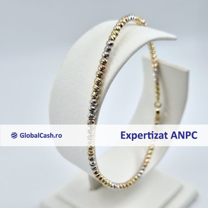 Bratara semifixa din aur de 14k, 5.35g | GlobalCash.ro #GR108759