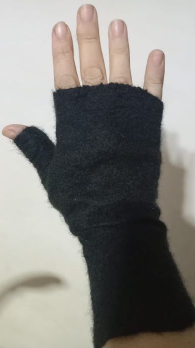 Митенки войлочные валяные из 100% шерсти мериноса ручная работа