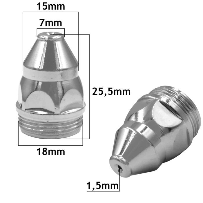 Set 21 accesorii pistolet plasma P80 , electrod P80 , duza P80