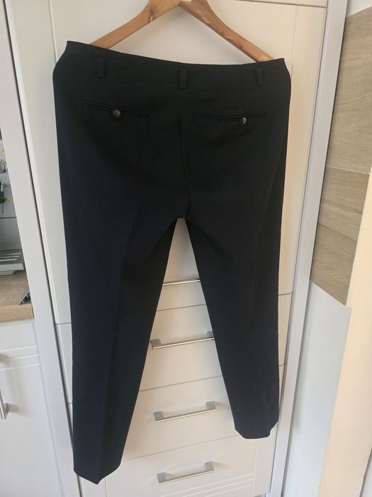 Pantalon negru/ bleumarin 38 40 mar m orsay zara