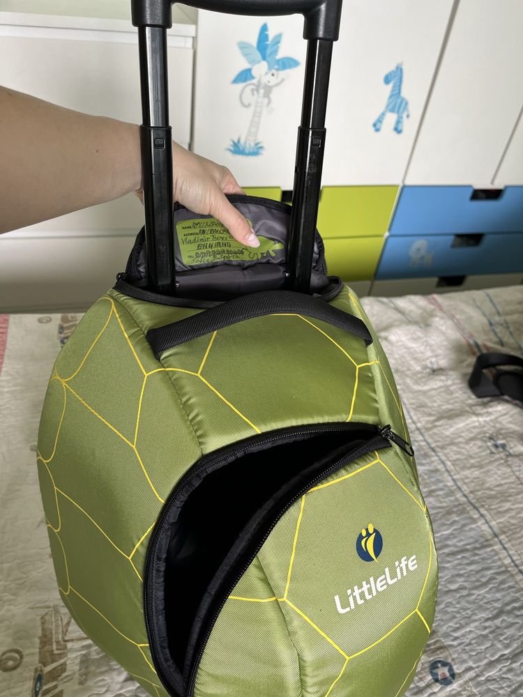 LittleLife Детски куфар, Костенурка, 20л