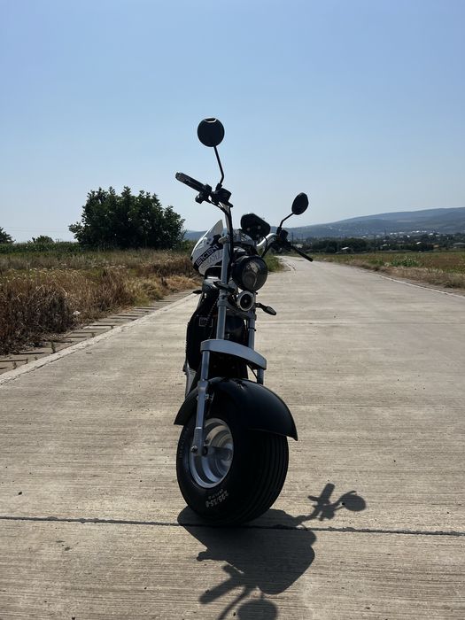 Scuter electric 1500W – 60 km/h+ Cască Cross SMK