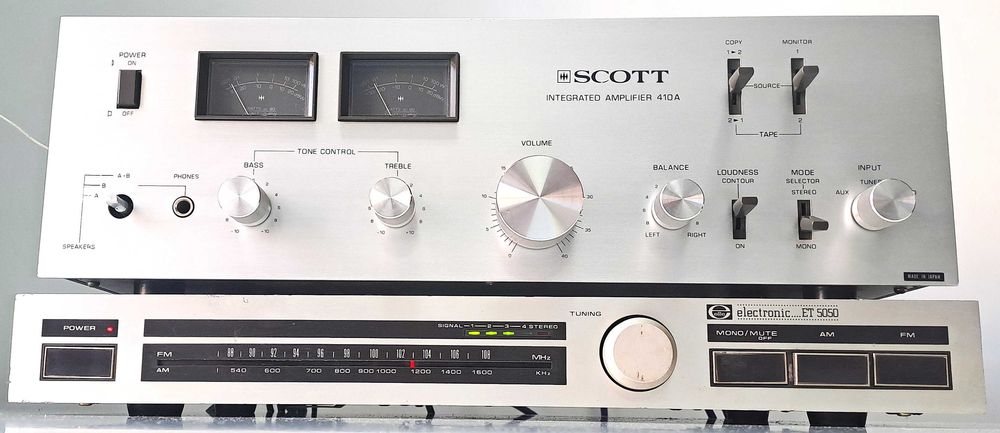 Scott 410A Integrated Amplifier Wu metre ace