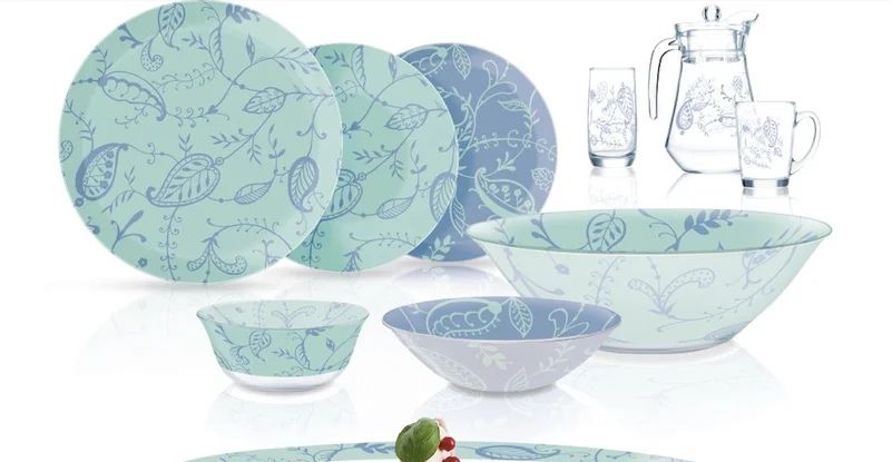 Чайно-столовый сервиз Luminarc Simply Garnet 46 предметов на 6 персон