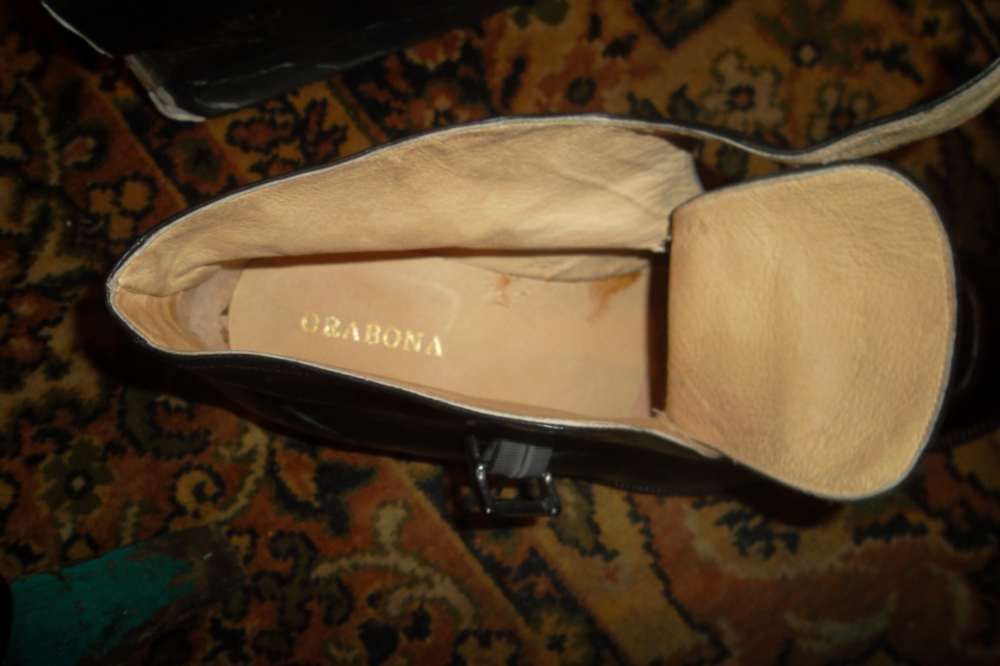 ghete piele,negre,Italia,office