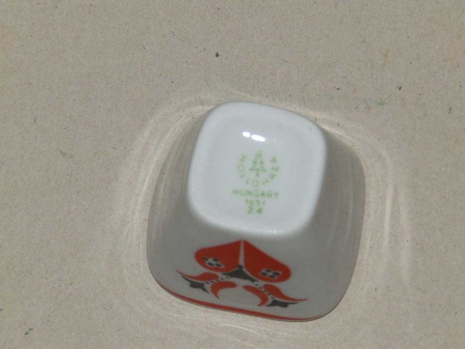 Порцеланов сервиз за ракия Hollohaza Унгария