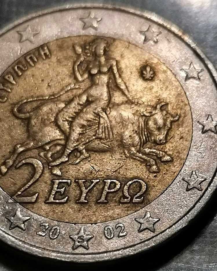 Продавам Рядка Монета от 2 EURO Greek 2002S