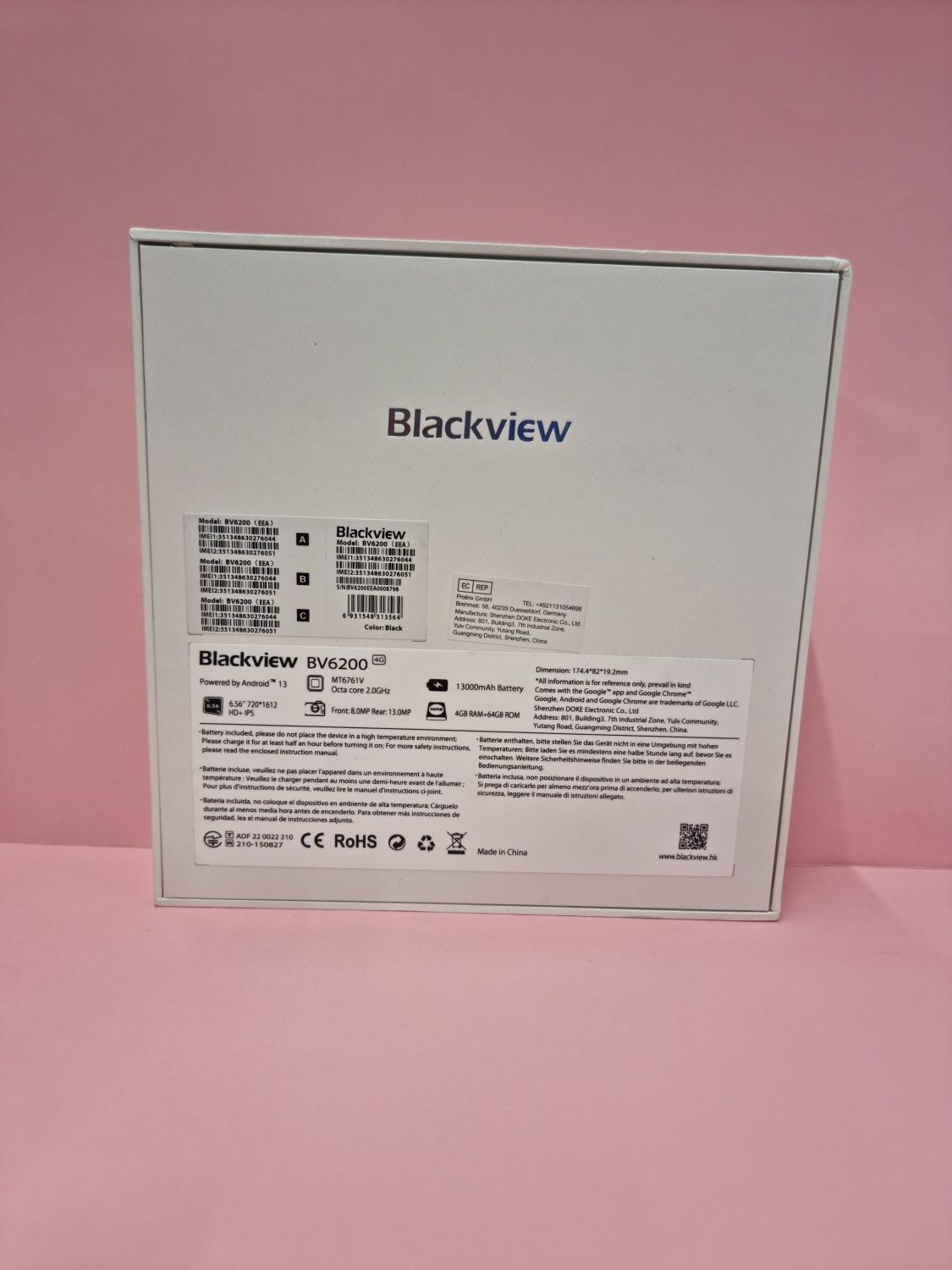 Blackview BV6200,4G, IPS 6.56",4+4GB RA