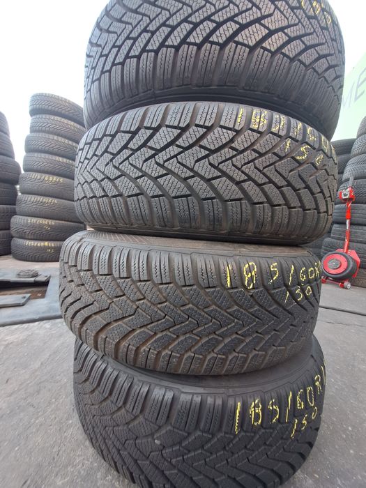 4 roti anvelope Opel 185/60r15 Continental Montaj Gratis