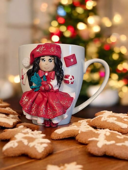 Cană decorativă Crăciun Sărbători