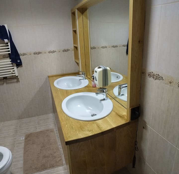 Mobilier baie lemn masiv