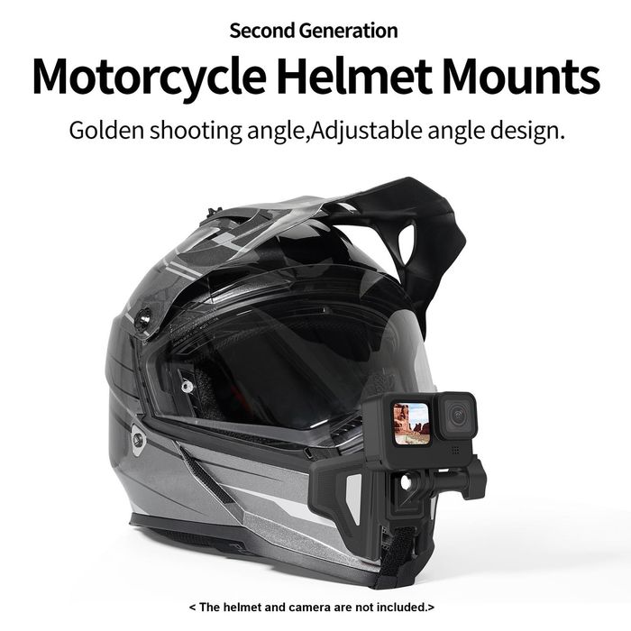 TELESIN Motorcycle Helmet Mount