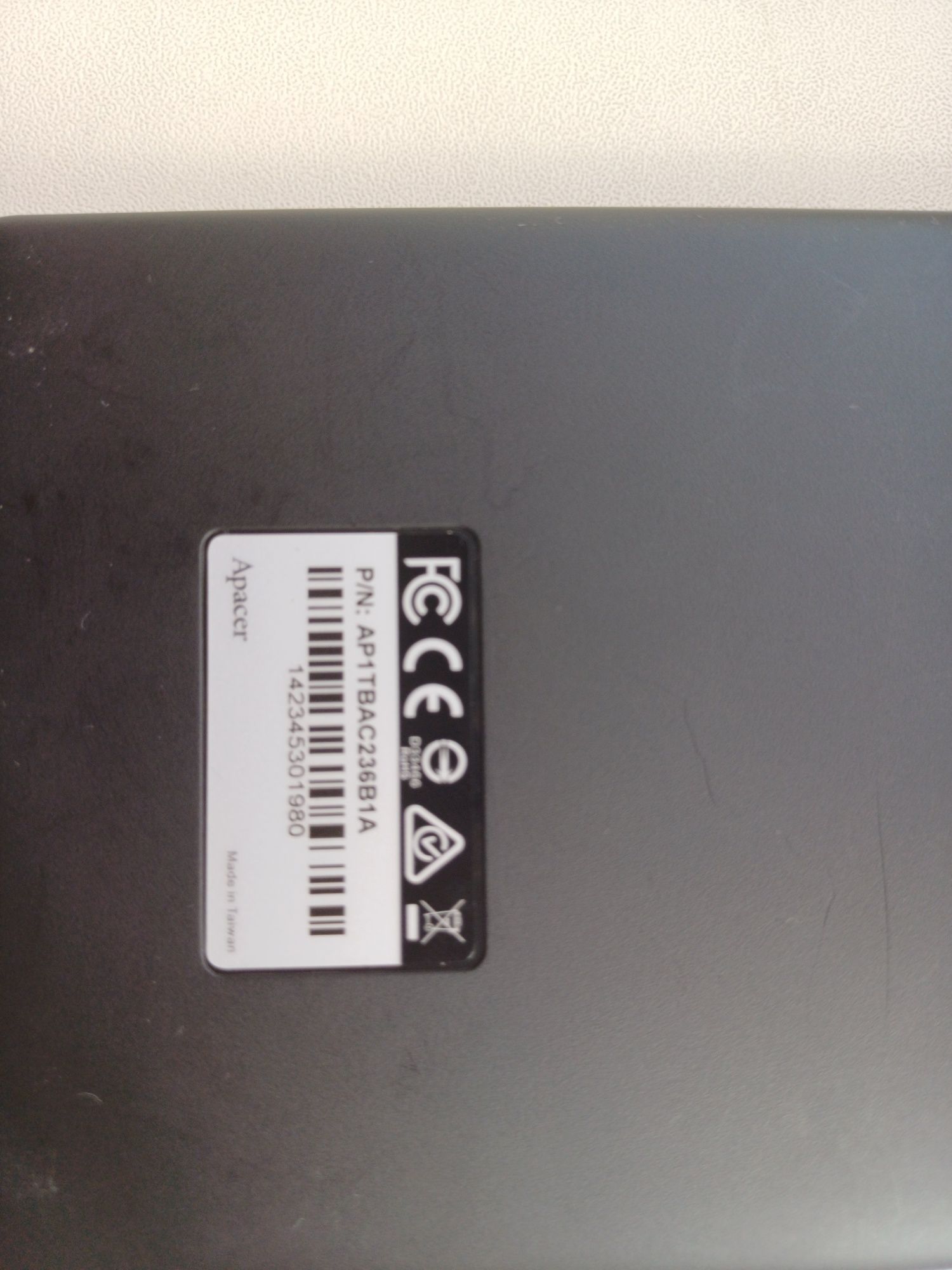 Внешний HDD Apacer AC236 AP1TBAC236B-1