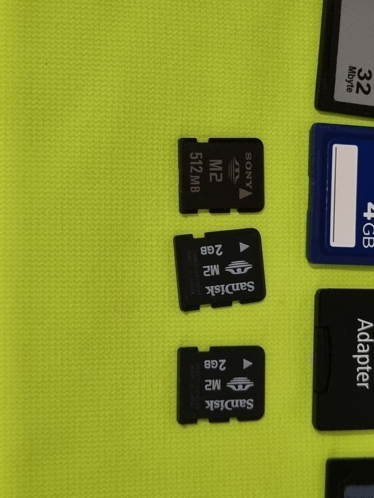 Card de memorie M2 , card Nokia și adaptor card