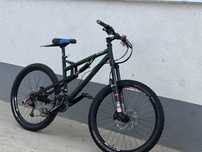 MTB bicicleta, full suspension