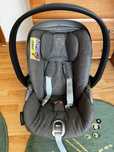 Pachet Scoica Cloud Z i-Size PLUS Soho Grey, 0-24 luni + baza z-fix